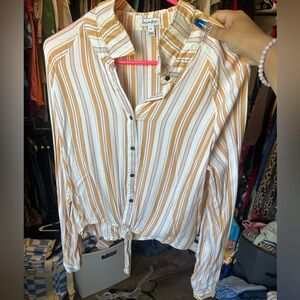 NWOT Button Up Blouse